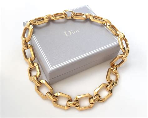 dior mens necklace|vintage christian Dior necklace.